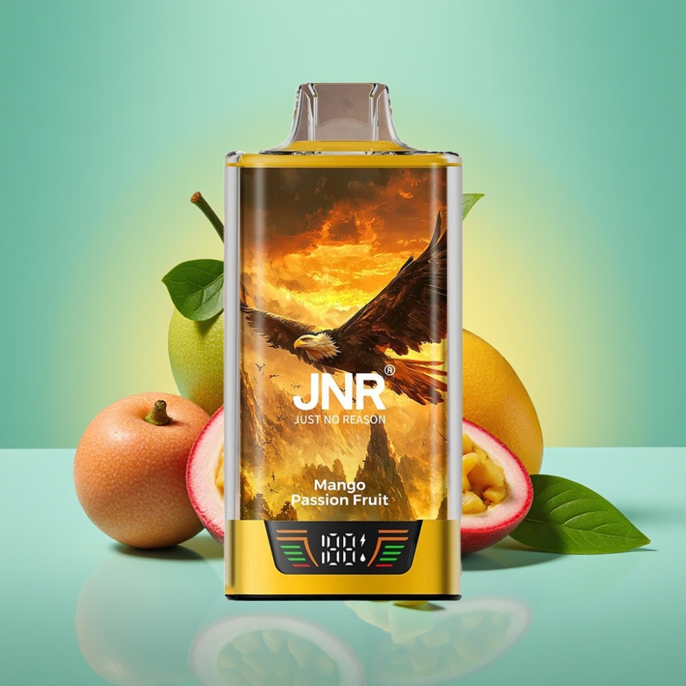JNR Falcon Pro 28000 Disposable Vape Mangas-Pasifliuotė, 30ml, 950mAh