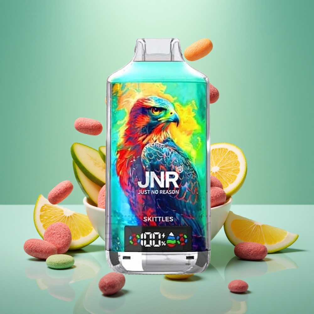 JNR Falcon X 18000 Puffs, 24ml, Skittlių skonis