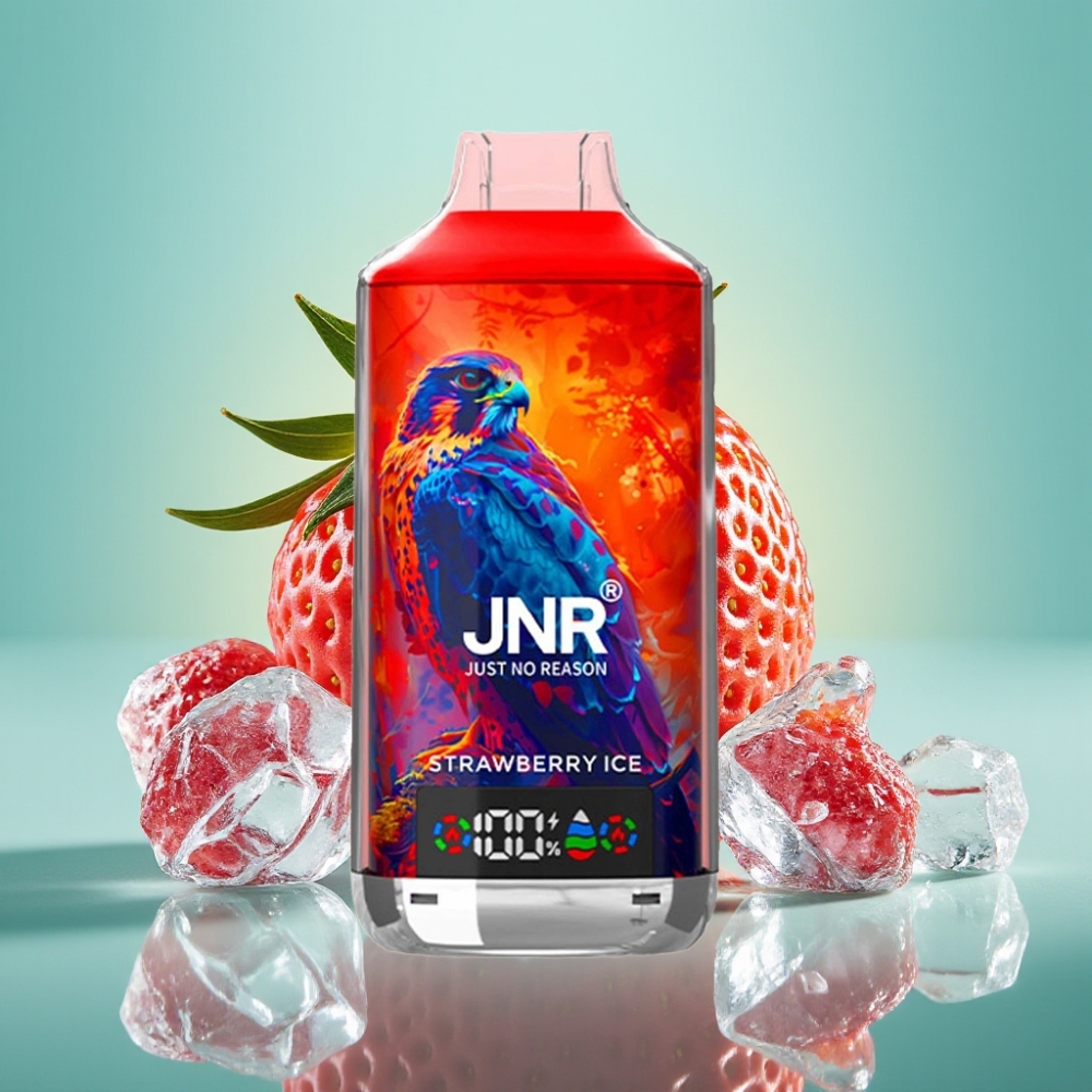 JNR Falcon X 18000 Puffs, 750mAh, Braškės ledas