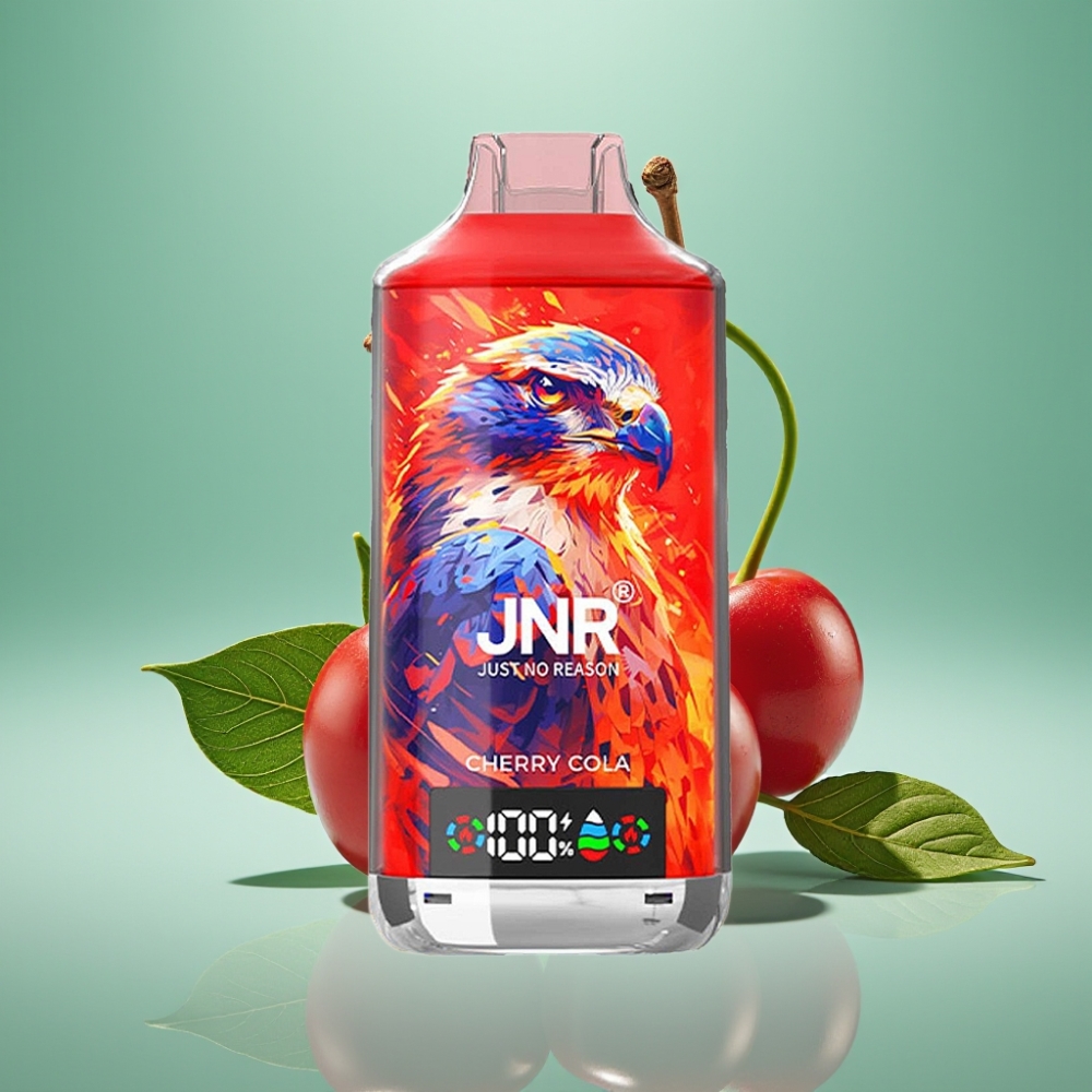 JNR Falcon X 18000 Puffs Dual Mesh Coil Cherry Priežastis