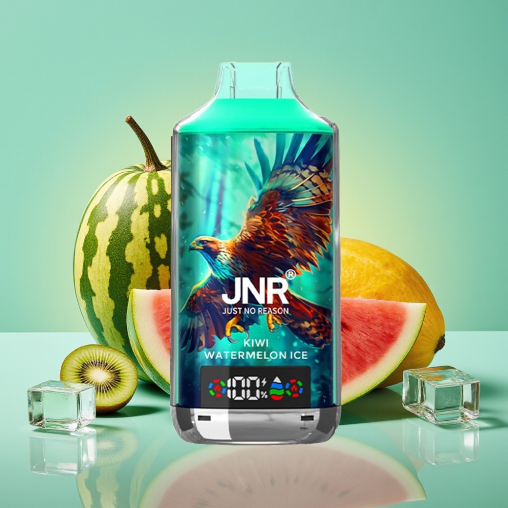 JNR Falcon X 18000 Puffs Dual Mesh Coil Kiwi Arbūzas Ledas