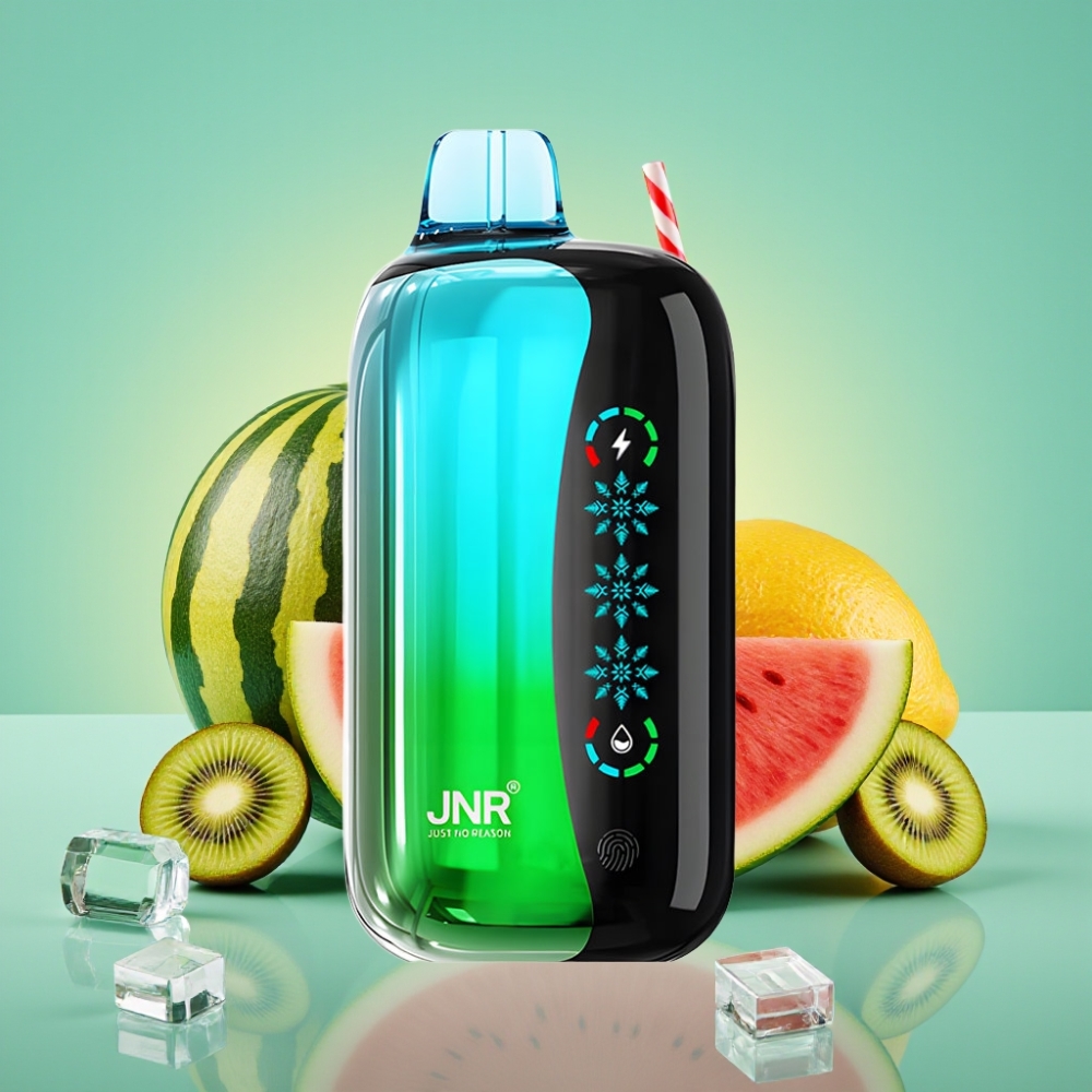 JNR Flex Ice 21000 Puffs 26ml 1000mAh Kiwi Arbūzas Ledas