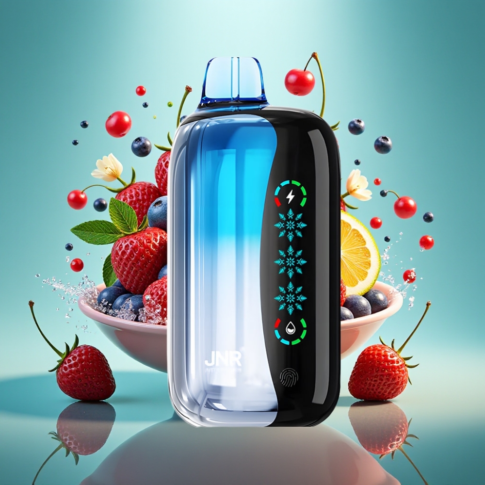 JNR Flex Ice 21000 Puffs 26ml 1.2Ω Mėlyni Vyšnių Sprogimai