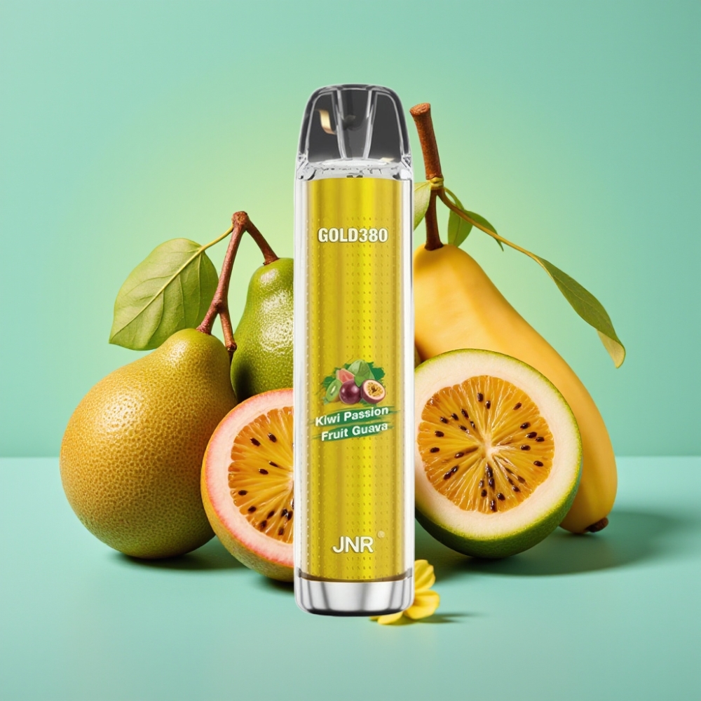 JNR Gold380 6000 Puffs 1500mAh 13ml Kiwi Pasiflora Gvajava