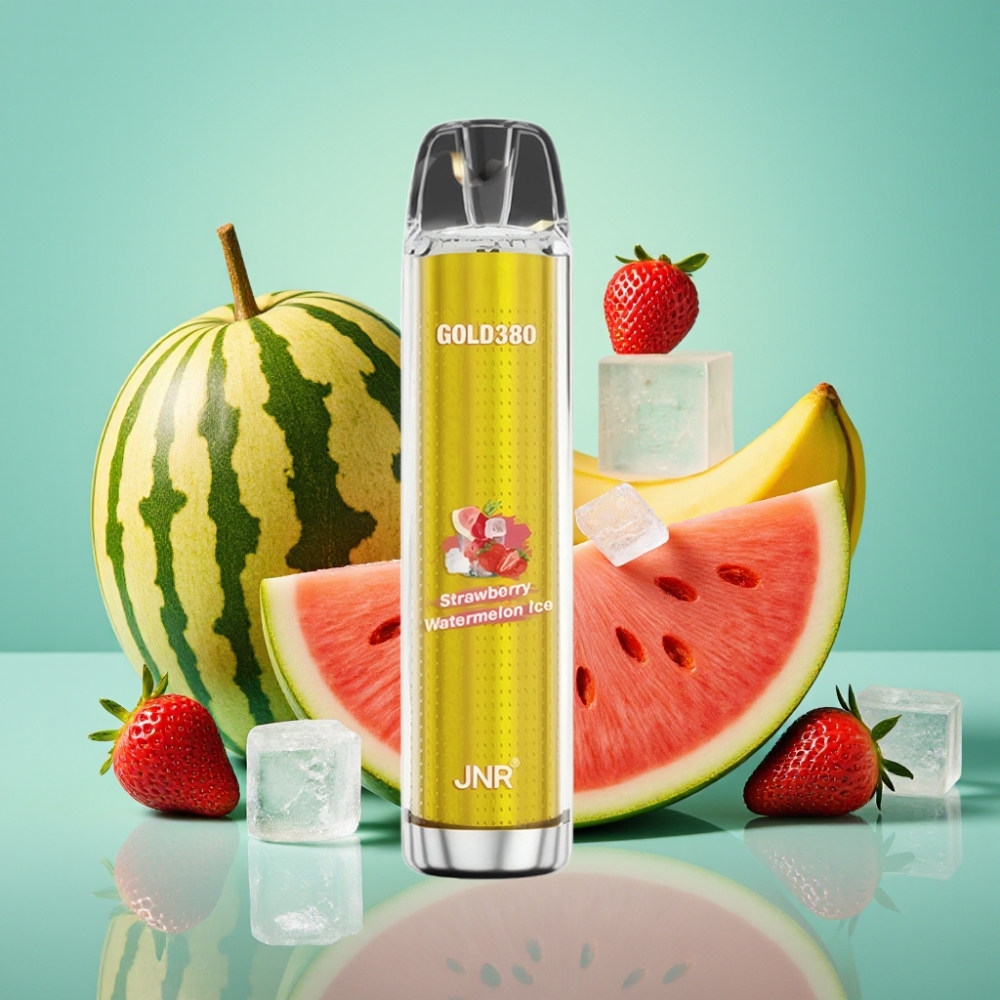 JNR Gold380 6000 Puffs, 1500mAh, Braškių Arbūzo Ledas