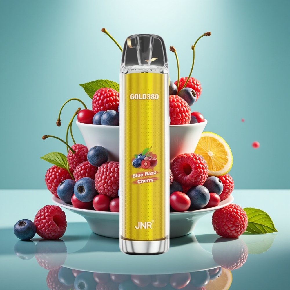 JNR Gold380 6000 Puffs 1500mAh Mėlynųjų Serbentų Vyšnių