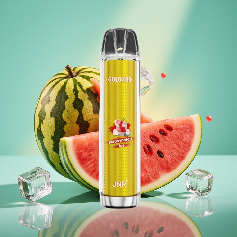 JNR Gold380 6000 Puffs Disposable Vape 1500mAh Vandens Melionas Su Ledais