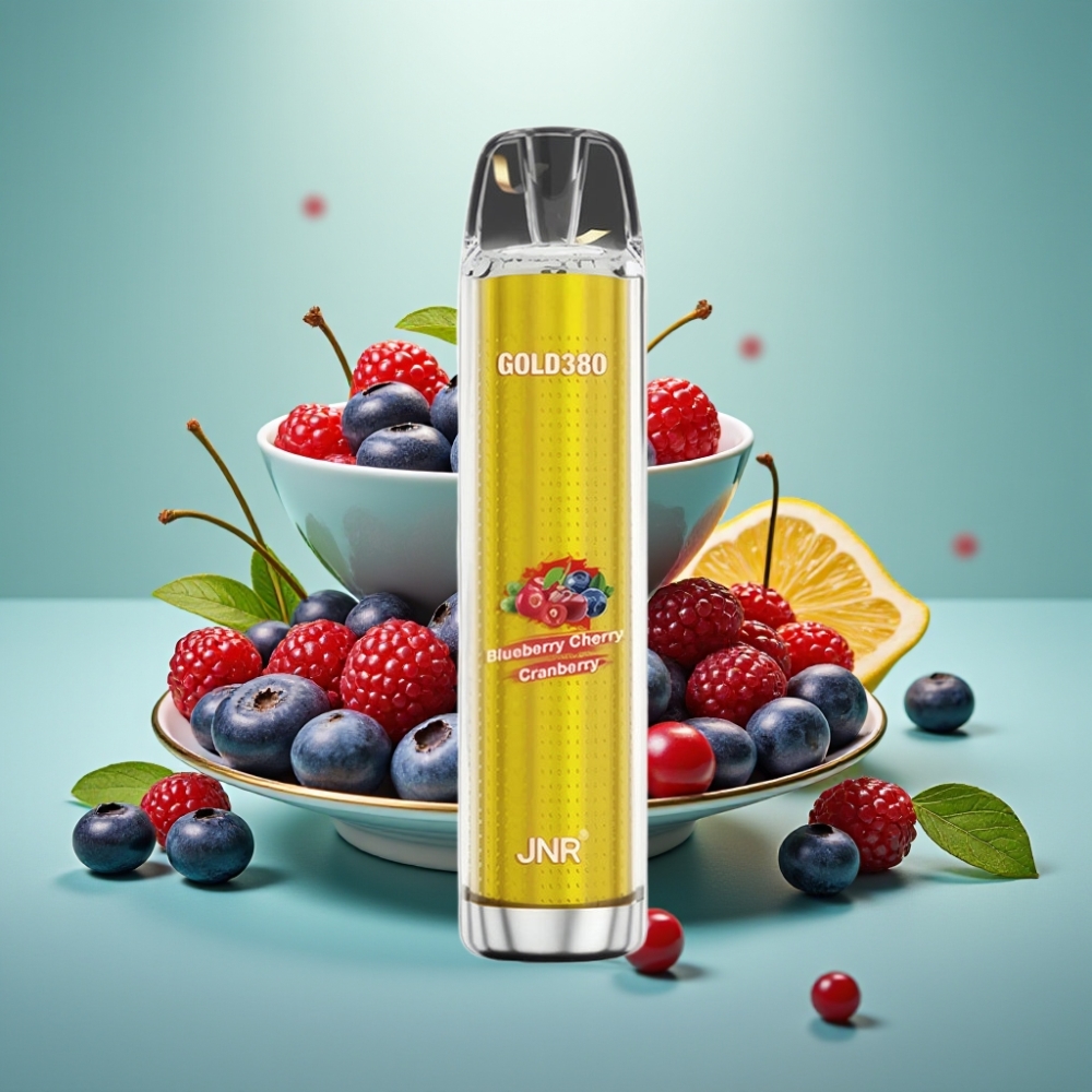 JNR Gold380 6000 Puffs Disposable Vape Mėlynių Vaismedžių Brūkšnių 1500mAh 1.0ohm