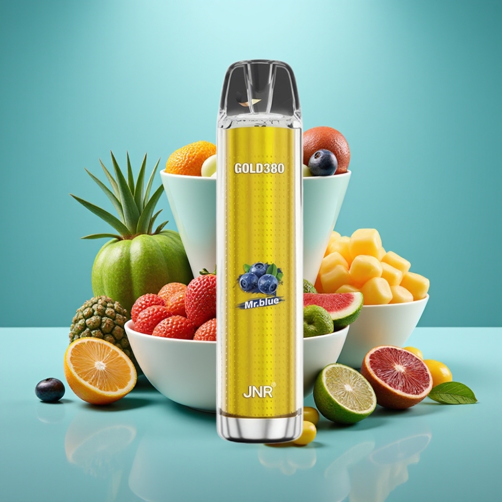 JNR Gold380 6000 Puffs Disposable Vape Mėlynoji 1500mAh 13ml