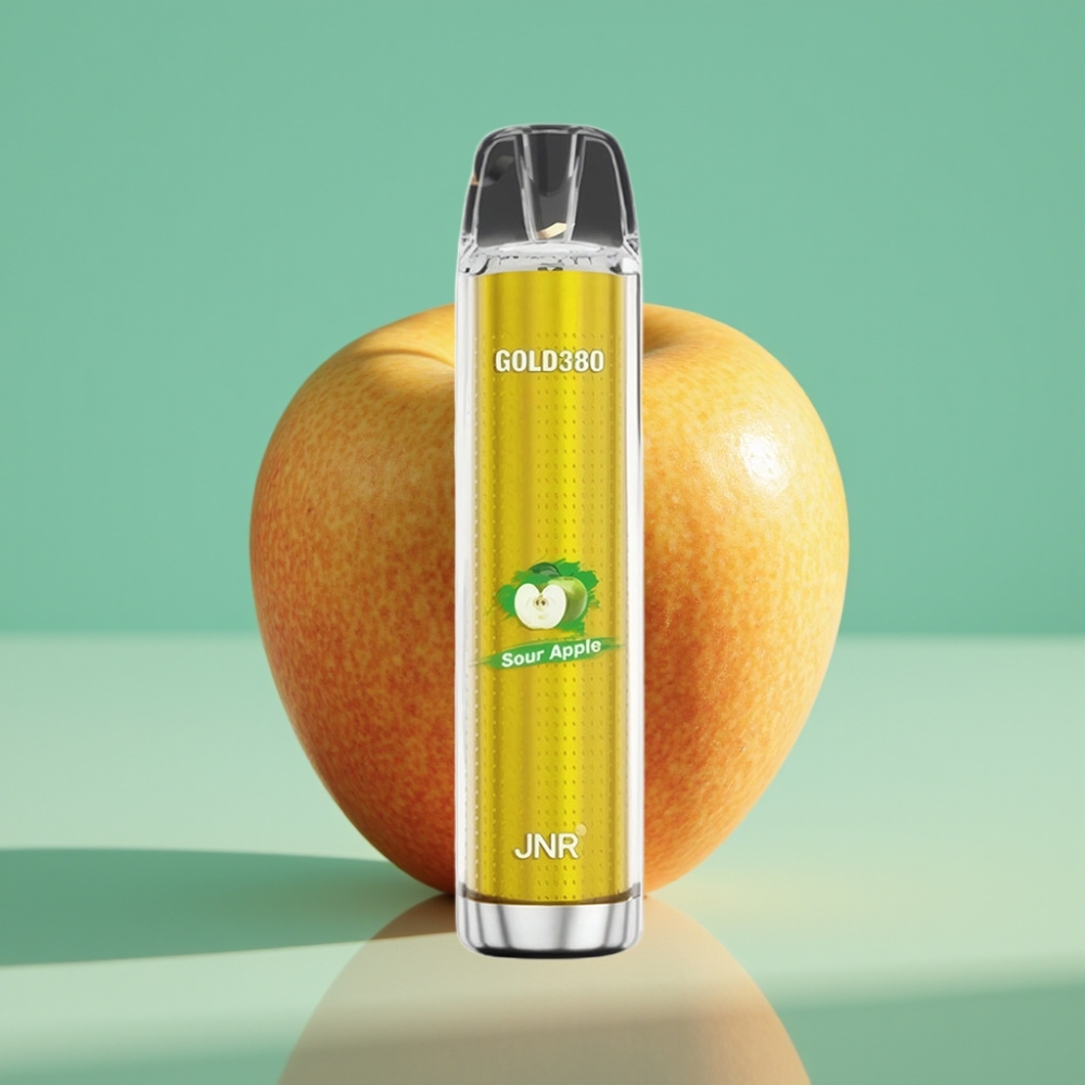 JNR Gold380 6000 Puffs Disposable Vape Rūgšties obuolys 1500mAh 13ml