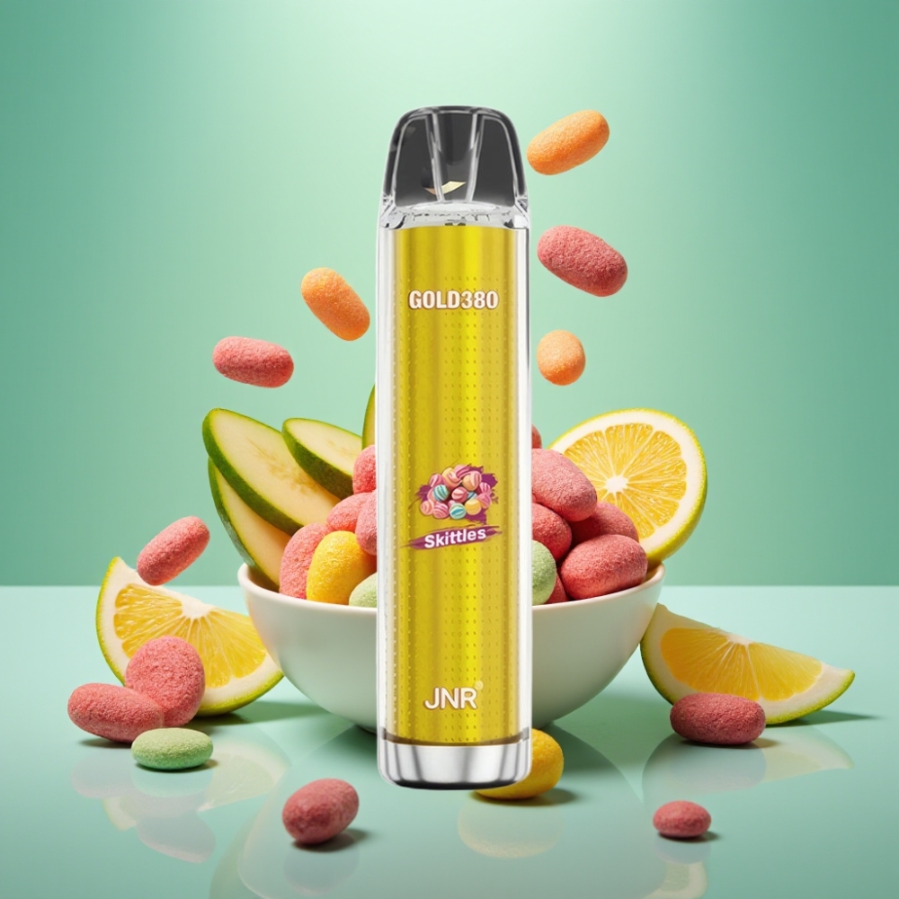 JNR Gold380 6000 Puffs Disposable Vape Skittles 1500mAh 13ml