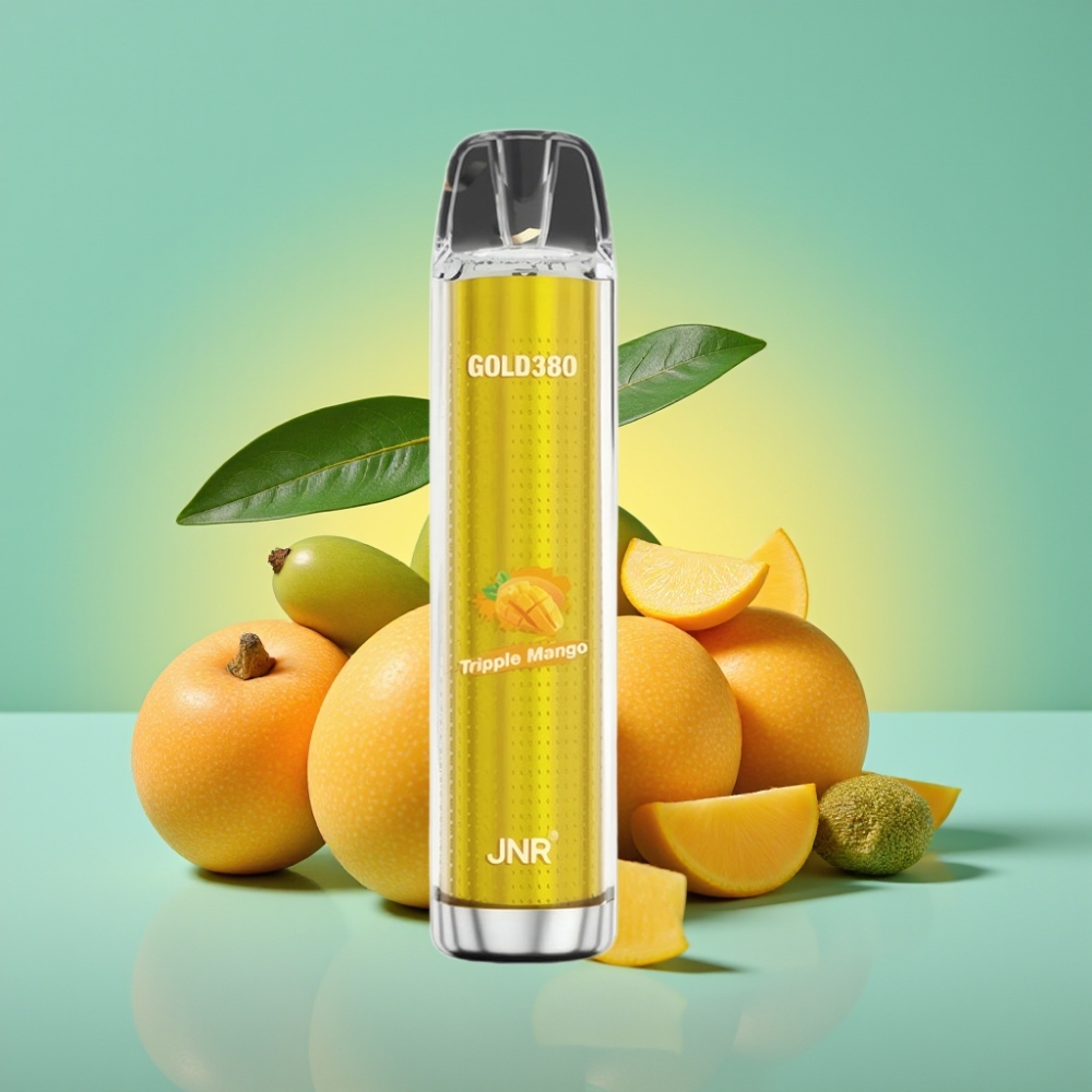 JNR Gold380 6000 Puffs Disposable Vape Triple Mango 1500mAh 1.0ohm