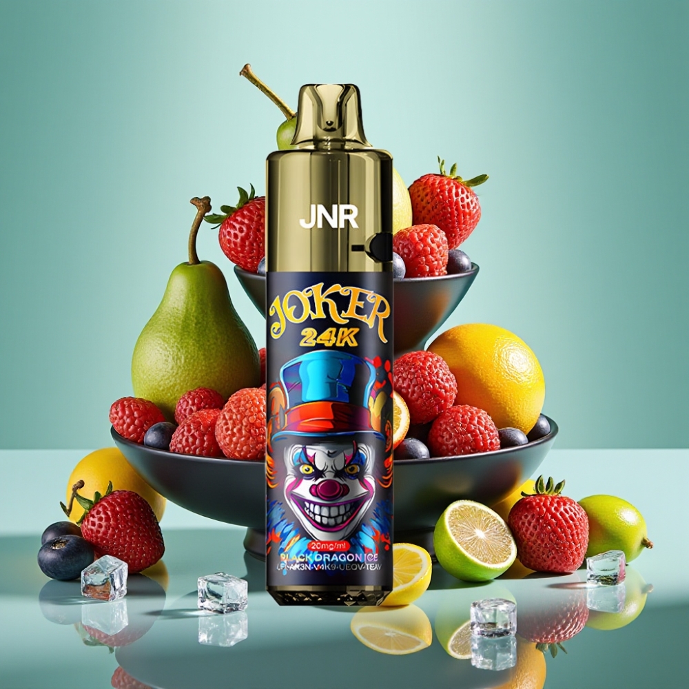 JNR Joker 24K Puffs 2+10ml Perpildomas Juodasis Drakonas