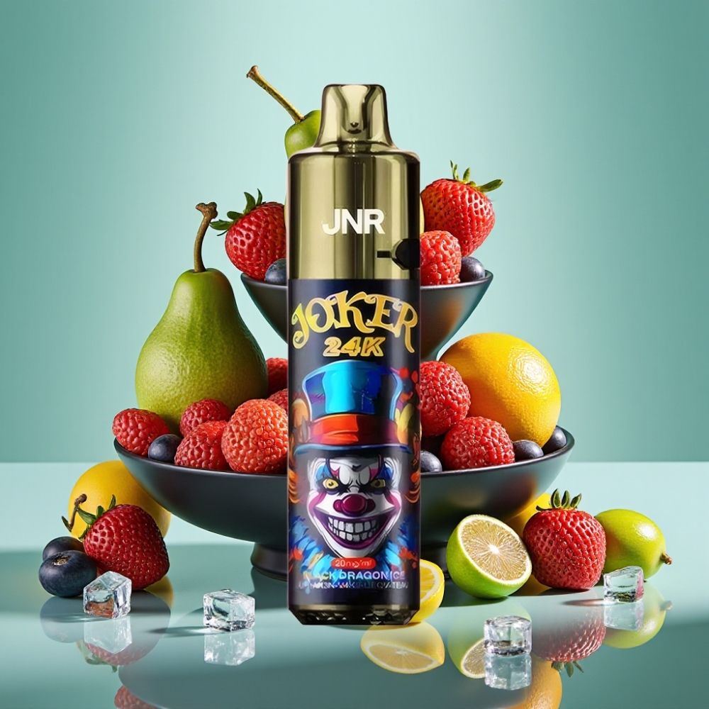JNR Joker 24K Puffs 2+10ml Perpildomas Juodasis Drakonas