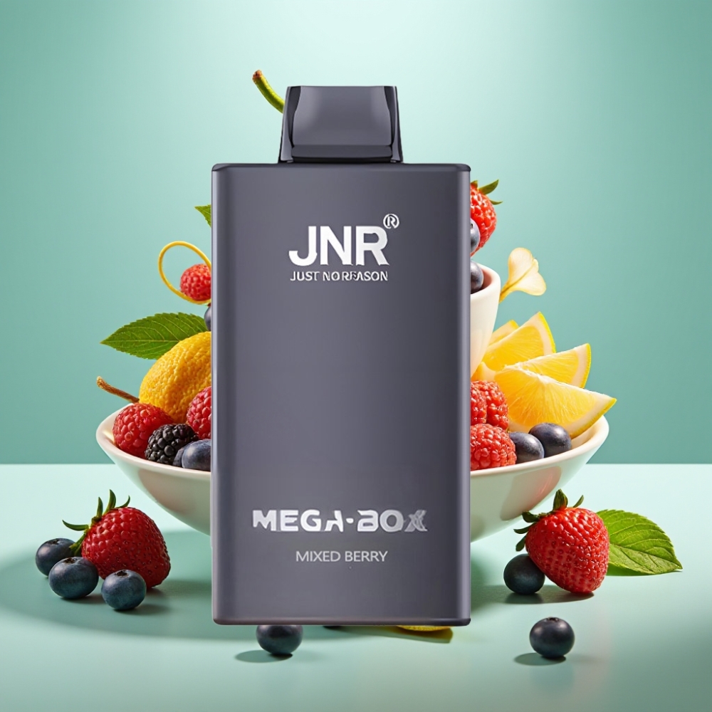 JNR Mega Box 25000 Pūkšt. 30ml Mišrios Uogos Tipas-C