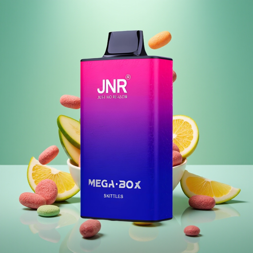 JNR Mega Box 25000 Pūkštelių, 30ml, Type-C, Skittles