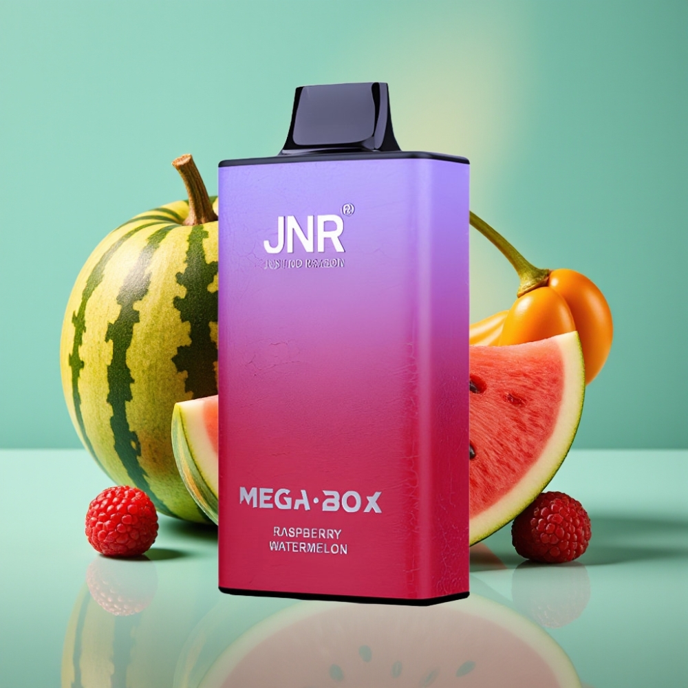 JNR Mega Box 25000 Pūkštukų Disposable Vape Aviečių Arbūzas, 30ml, Type-C