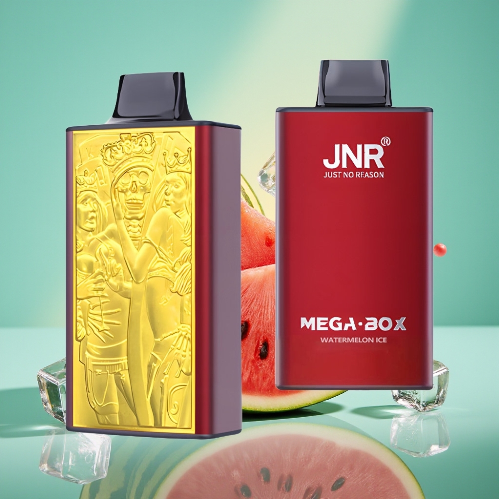 JNR Mega Box 25000 Puffs Disposable Vape Arbūzas su Mėtų Skoniu, 30ml, 850mAh