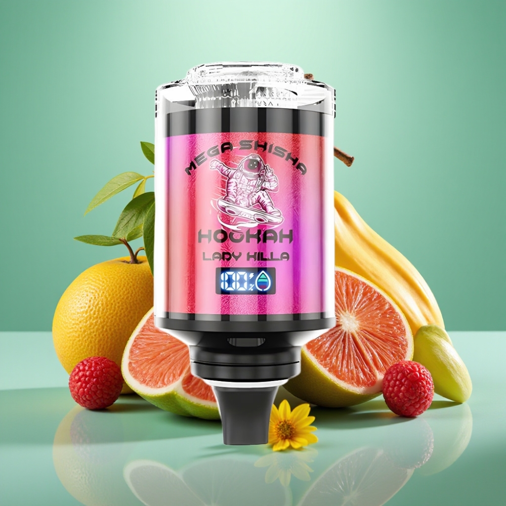 JNR Mega Shisha Hookah 100K 60ml 2200mAh Tipo-C Lady Killa