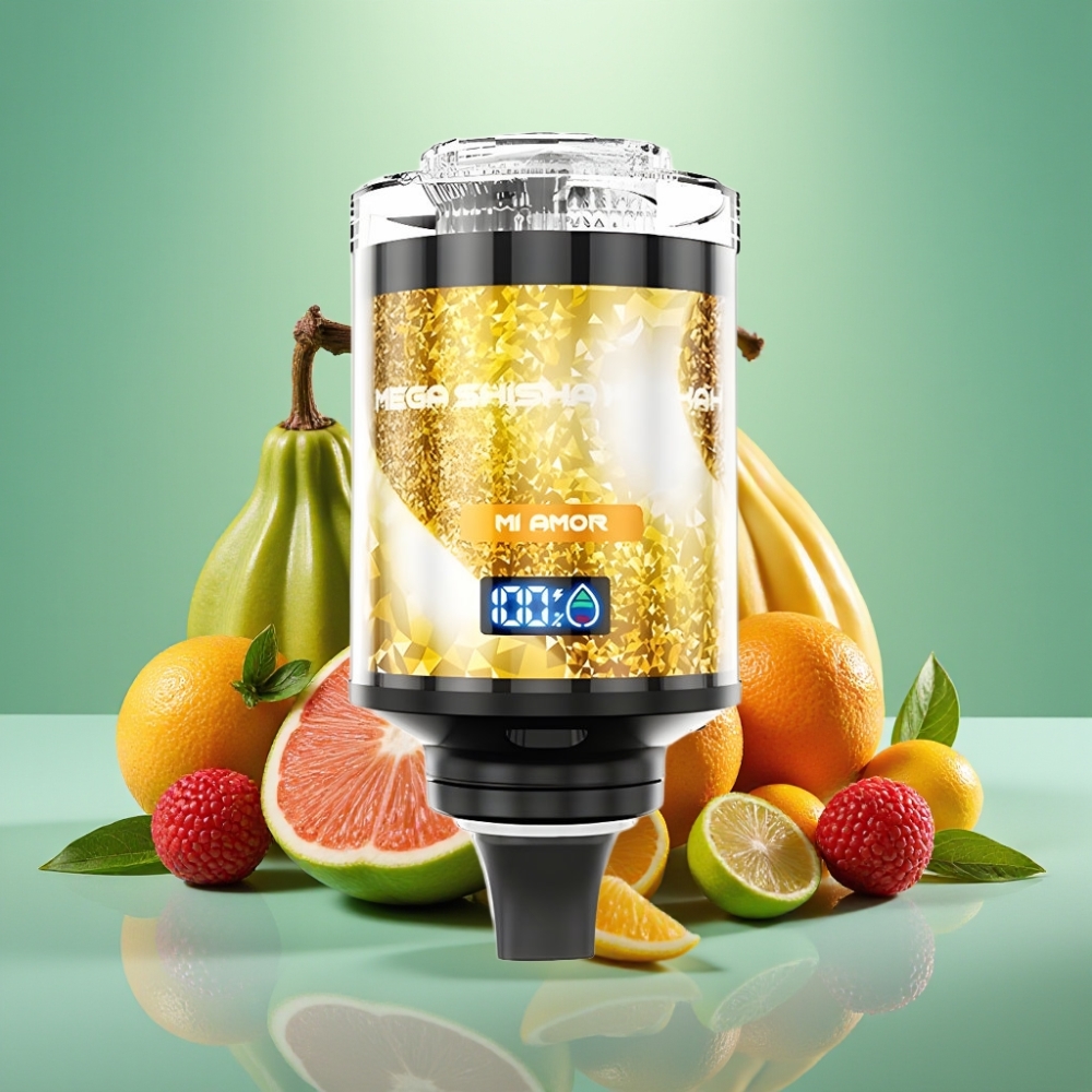 JNR Mega Shisha Hookah 100K Darbalaukio Sąveika Mi Amor 60ml 2200mAh