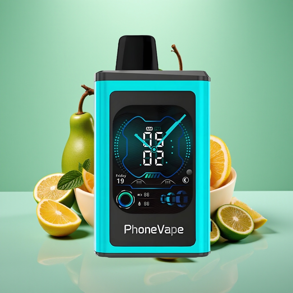 JNR PhoneVape 30000 užpūtimų su Miami Mėta, Tipo-C, Turbo Režimas