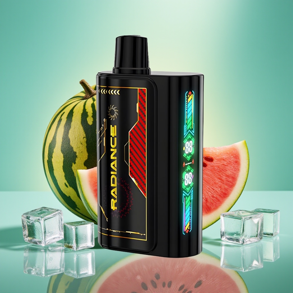 JNR Radiance 31000 Pūkų Disposable Vape, 28ml, Mėlynųjų Agurkų Ledas