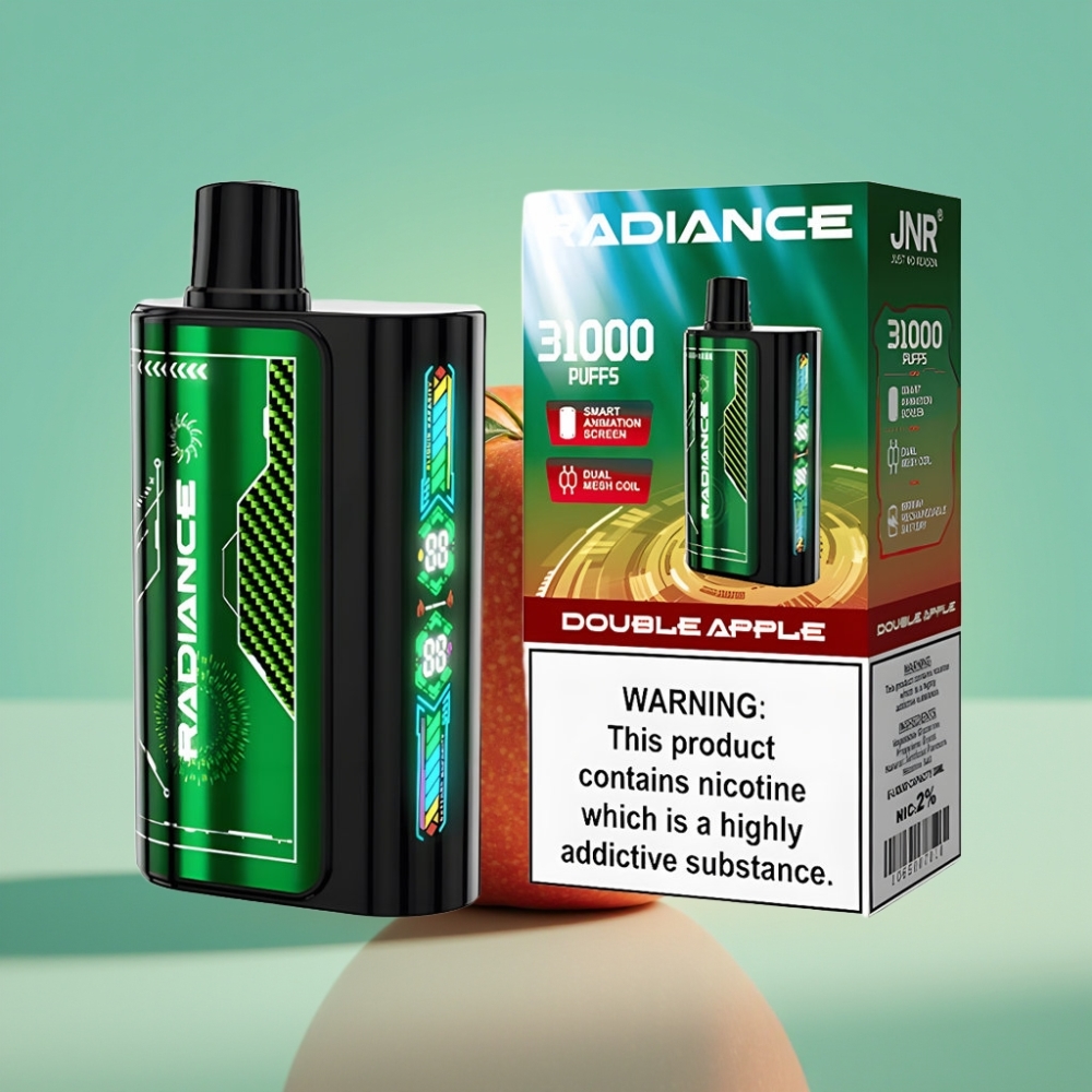 JNR Radiance 31000 Pūkštų Disposable Vape 28ml DVYNINĖ OBELIS