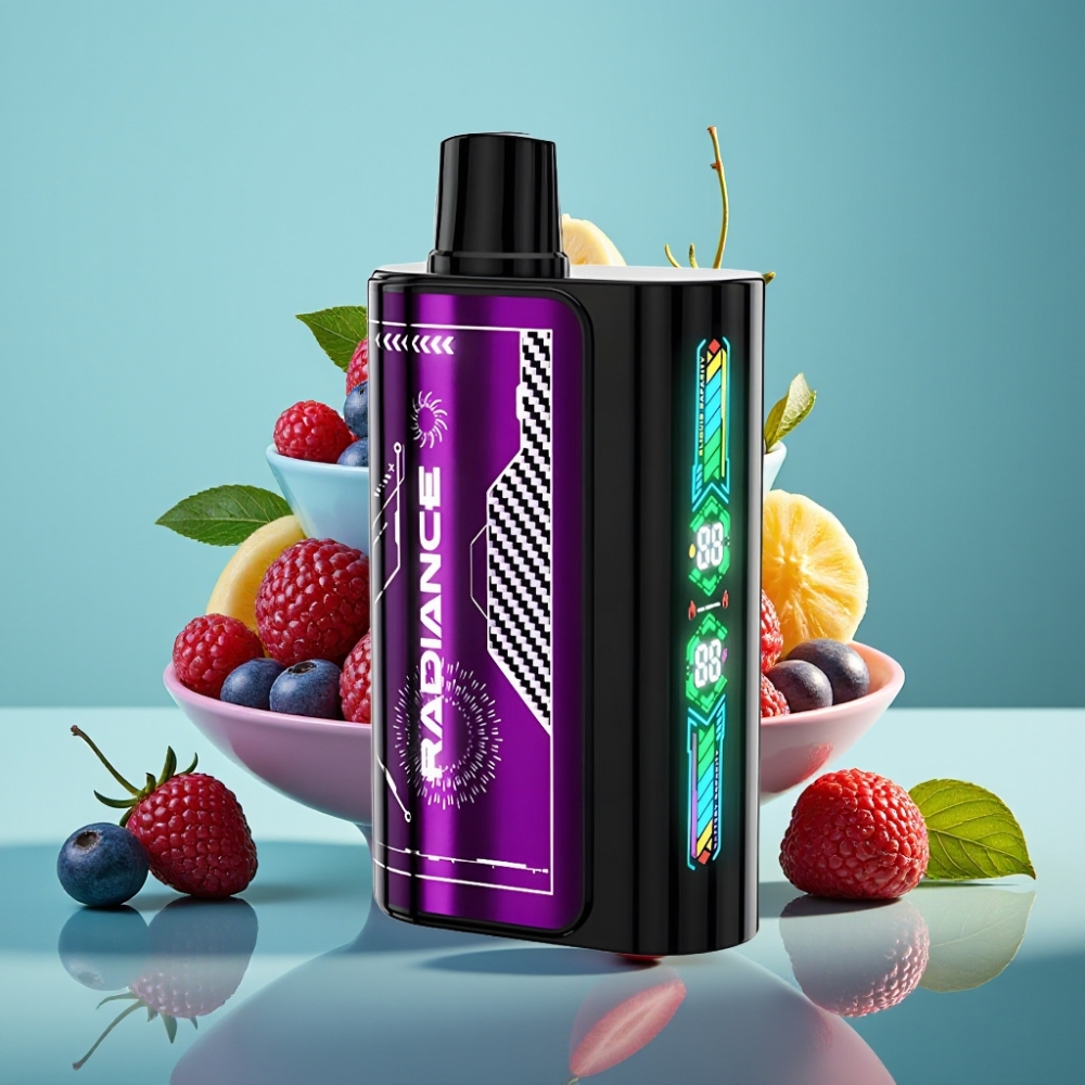 JNR Radiance 31000 Puffų Disposable Vape MĖLYNA AVIETĖ VYŠNIA, 28ml, 950 mAh