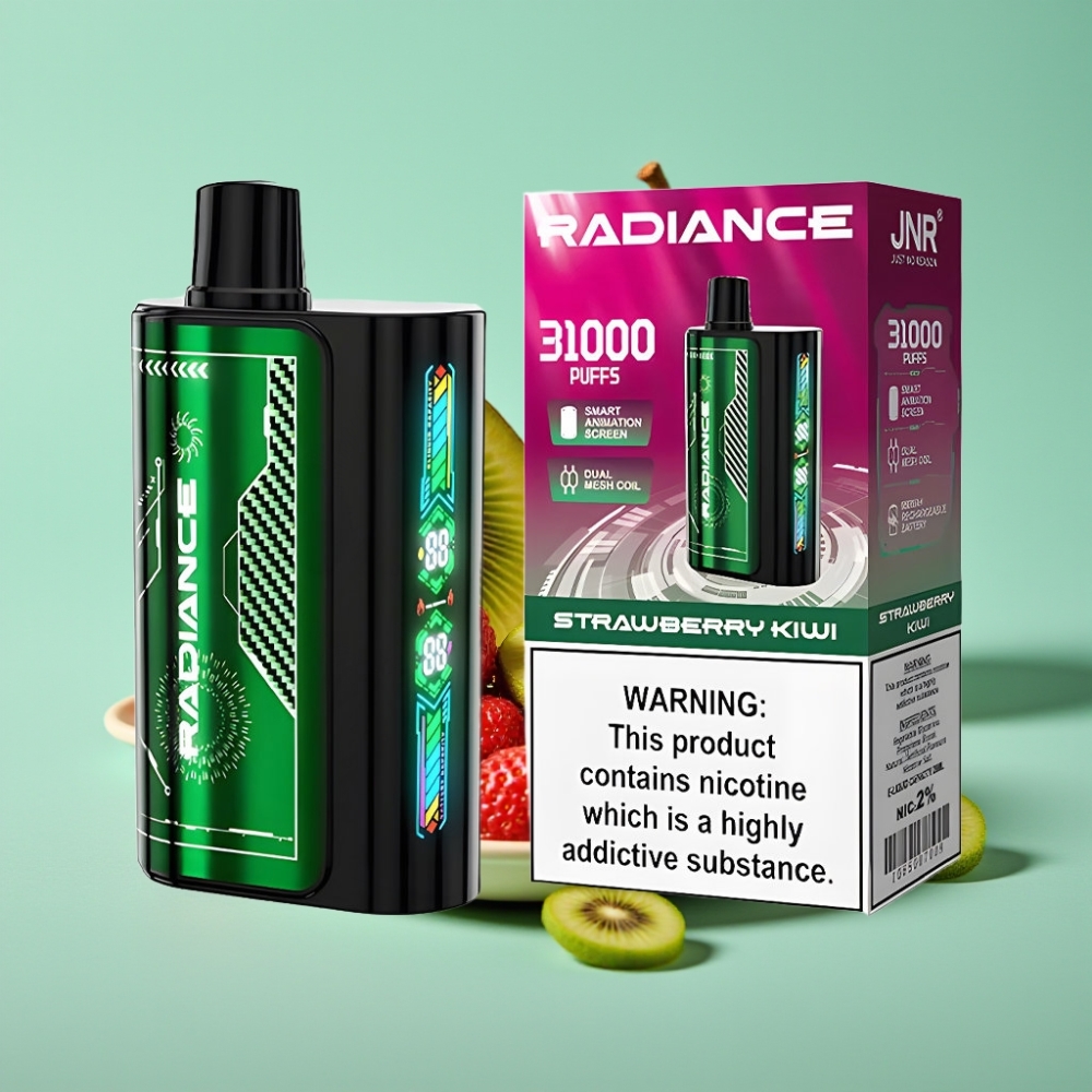 JNR Radiance 31000 Puffs 28ml Braškė-Kivis