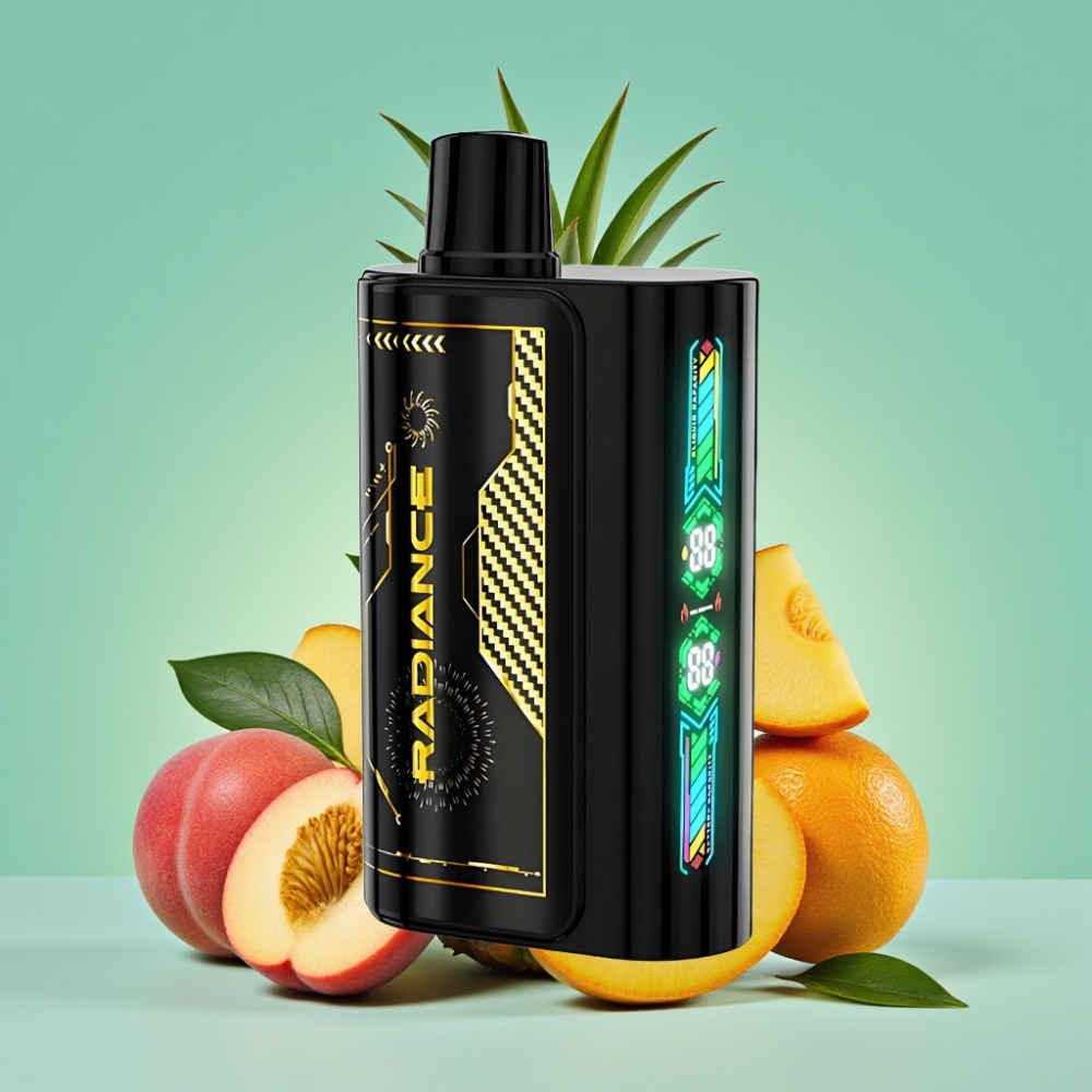 JNR Radiance 31000 Puffs 28ml Persikas Mango Ananasas Tipas-C