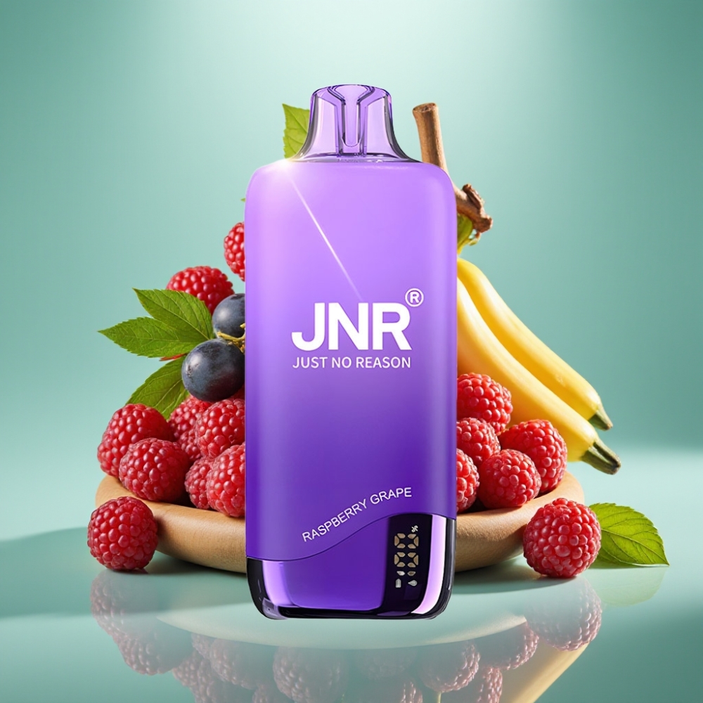 JNR Rainbow 10500 Puffs Disposable Vape Avietė Vynuogė 18ml 600mAh