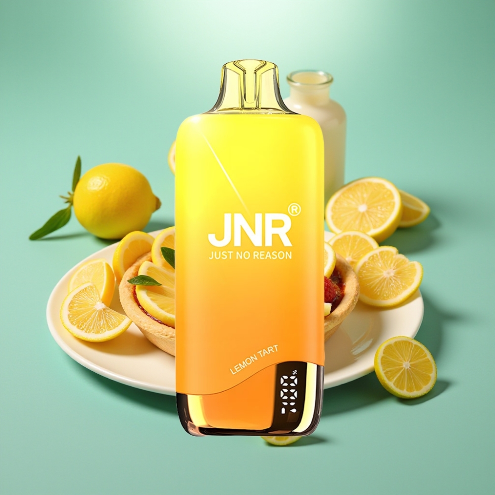 JNR Rainbow 10500 Puffs Disposable Vape Citrinų Pyragaitis 18ml 0,8ohm