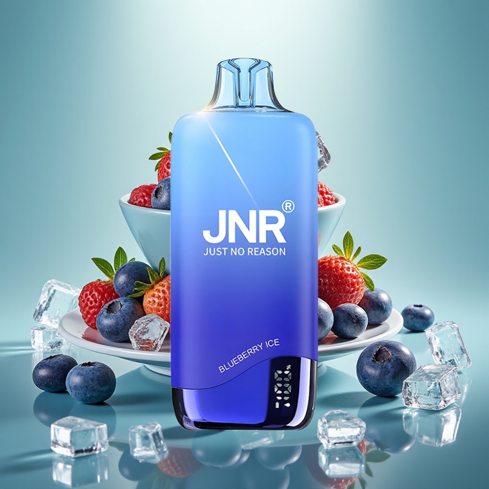 JNR Rainbow 10500 Puffs Disposable Vape Mėlynųjų Uogų Ledas 18ml 0,8ohm