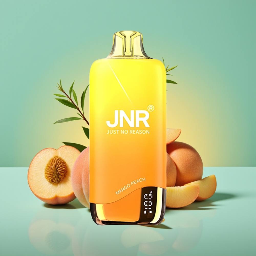 JNR Rainbow 10500 Puffs Disposable Vape Mangas Persikas 600mAh 18ml