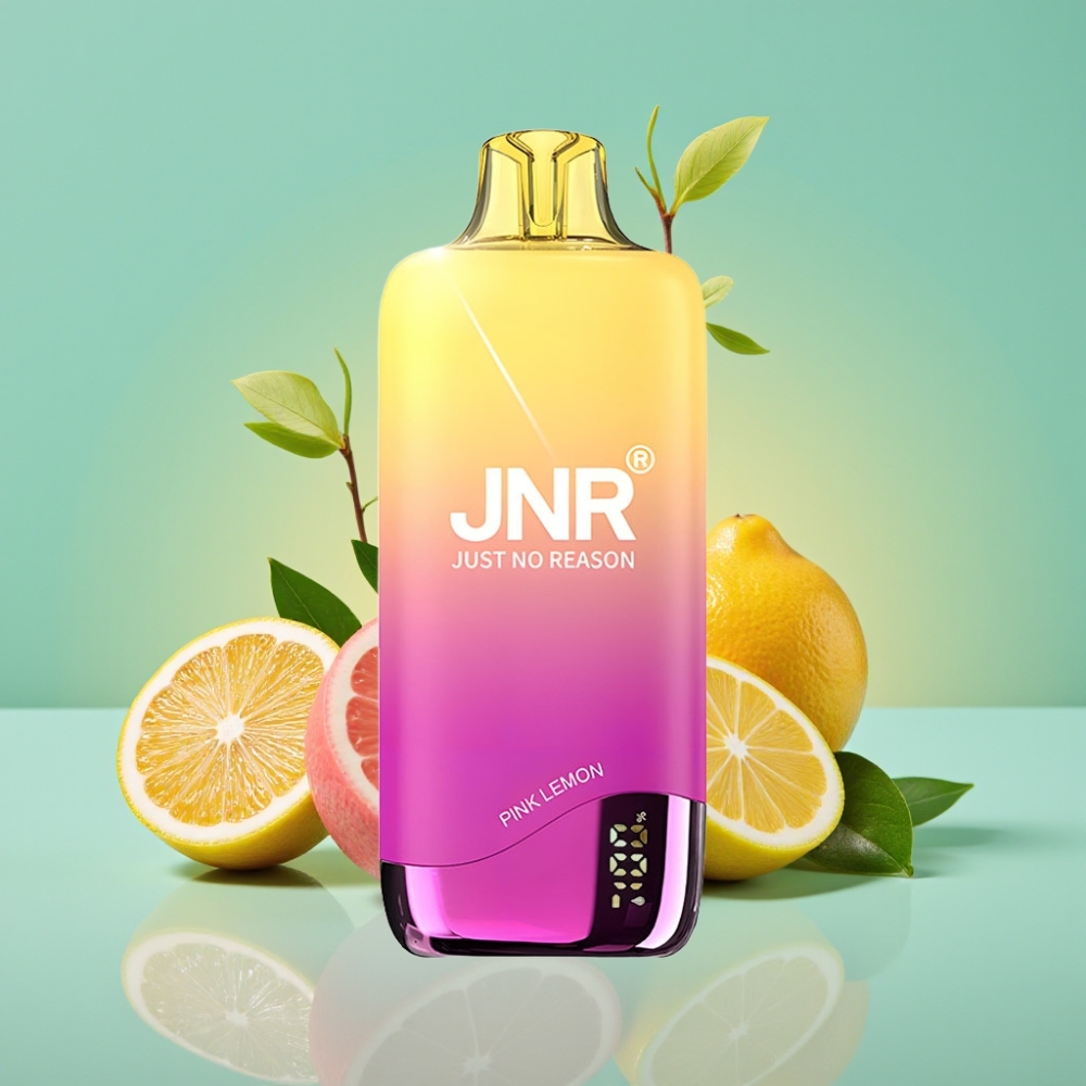 JNR Rainbow 10500 Puffs Disposable Vape Rožinis Citrinų 18ml 600mAh