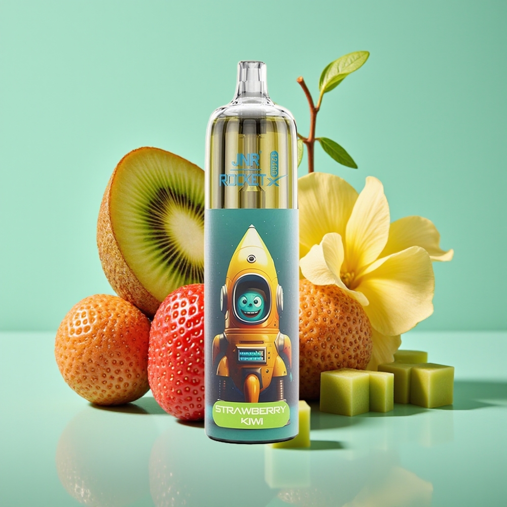 JNR Rocket-X 12400 Puffs Adjustuojamas oro srautas, braškės ir kivis