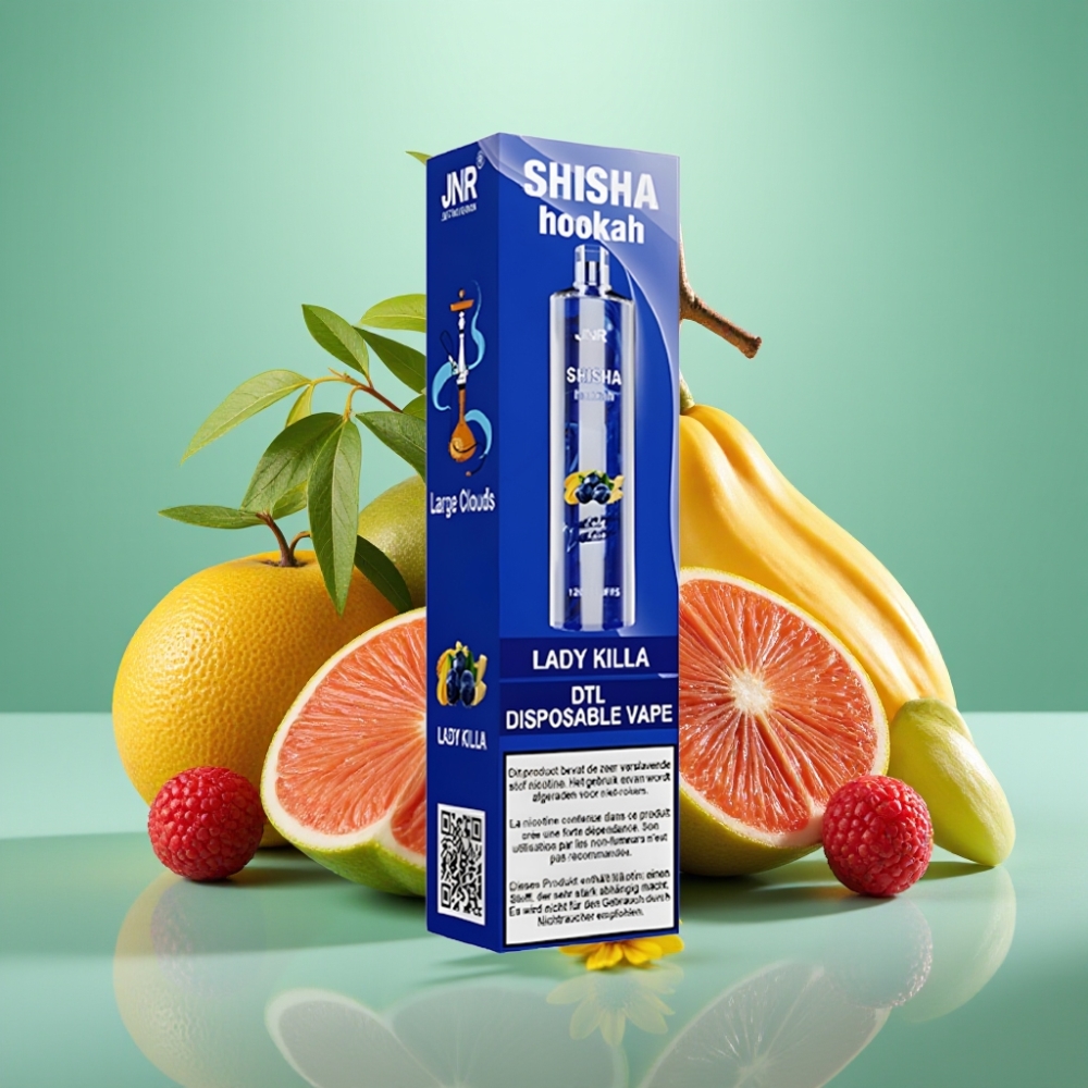 JNR Shisha Hookah 12000 Puffs 24ml 750mAh Lady Killa