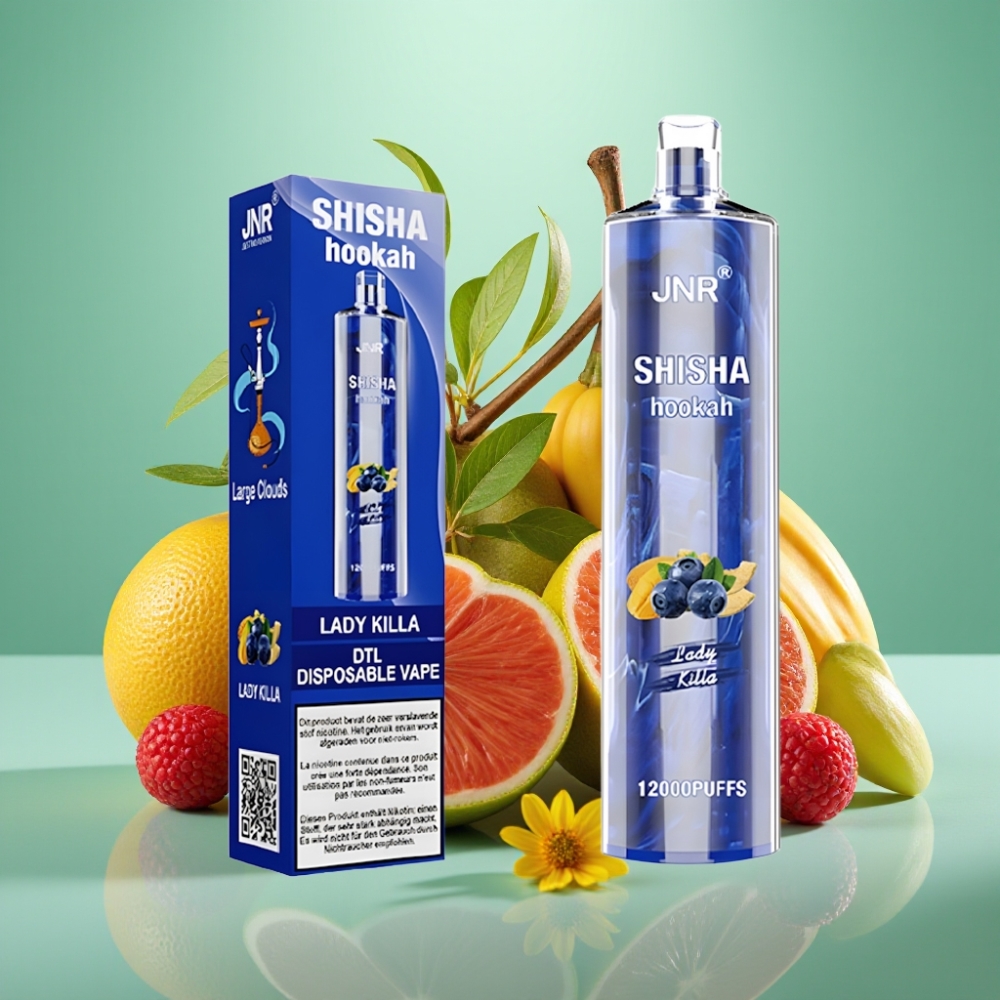JNR Shisha Hookah 12000 Puffs 24ml 750mAh Lady Killa