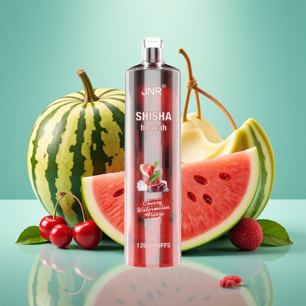 JNR Shisha Hookah 12000 Puffs, 750mAh, Vyšnių Arbūzo Šaltis