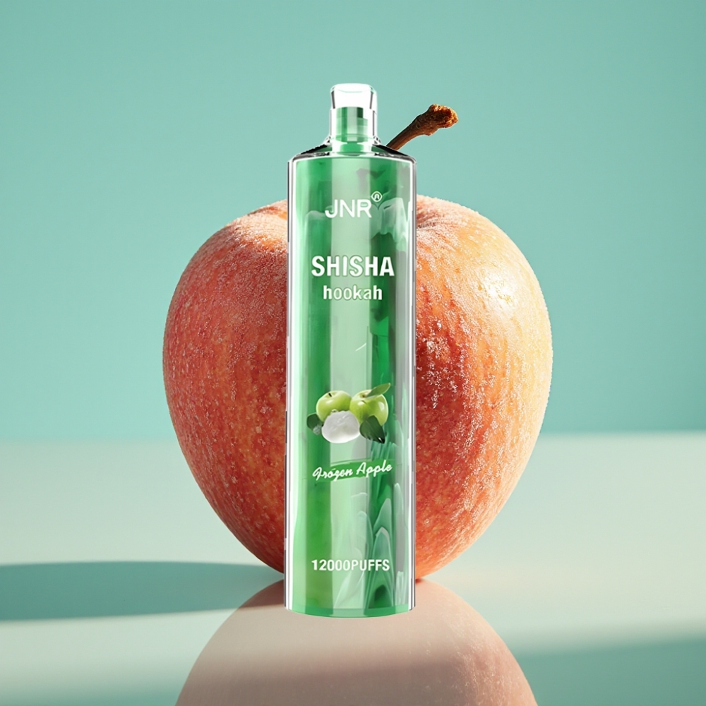 JNR Shisha Hookah 12000 Puffs Frozen Apple 24ml 750mAh Type-C