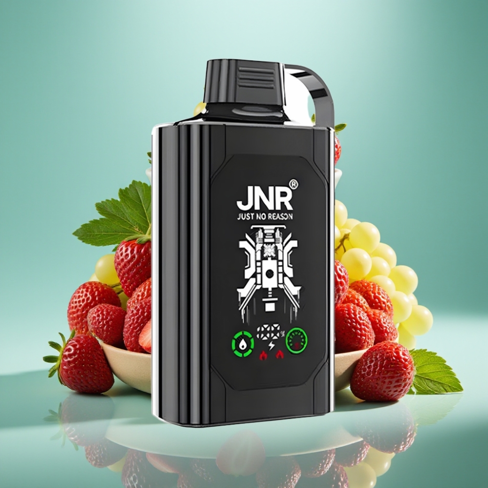 JNR Shisha Hookah Box 20500 Puffs, 25ml, Type-C, Braškynė-Vynuogė