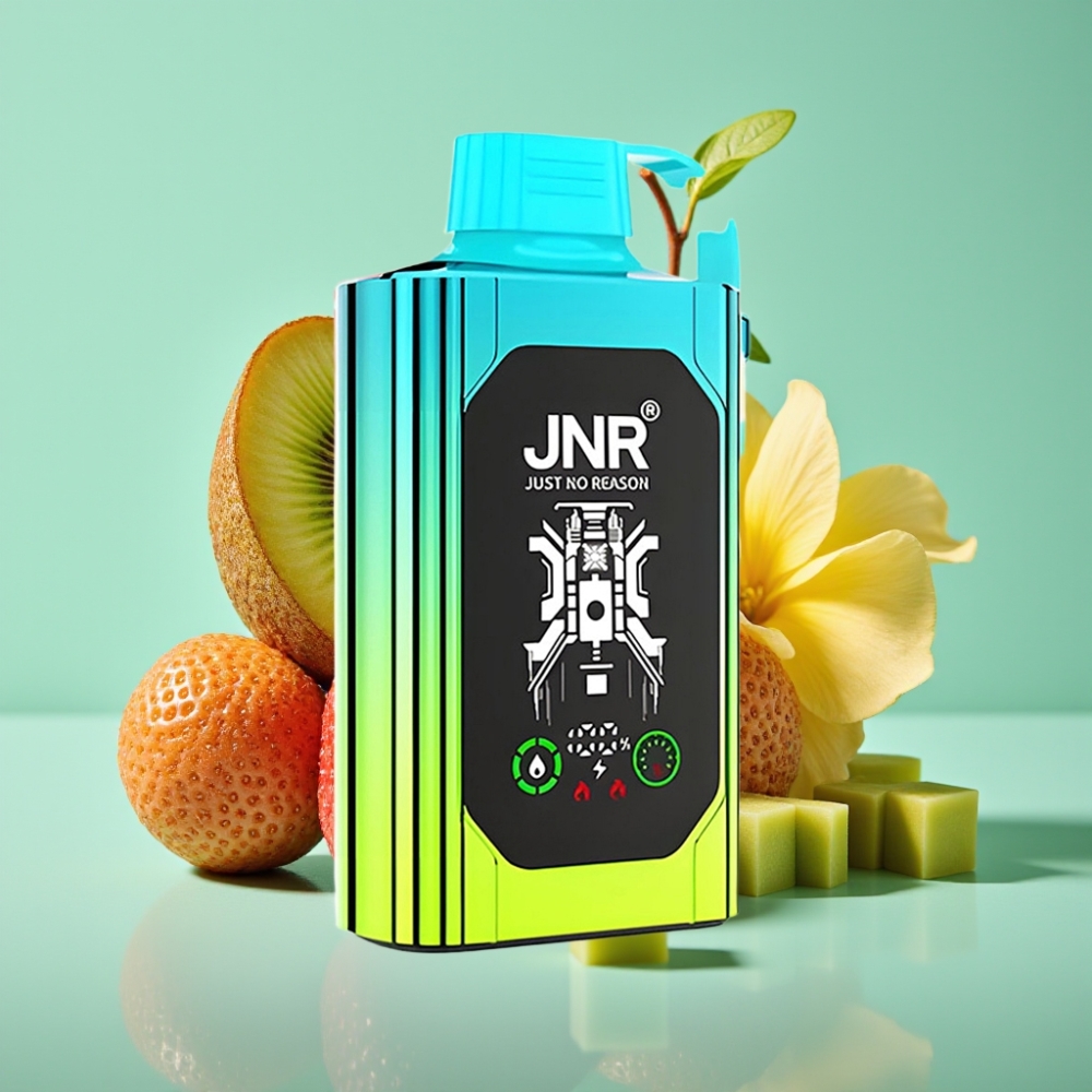 JNR Shisha Hookah Box 20500 Puffs HD Display 25ml Braškė-Kivis