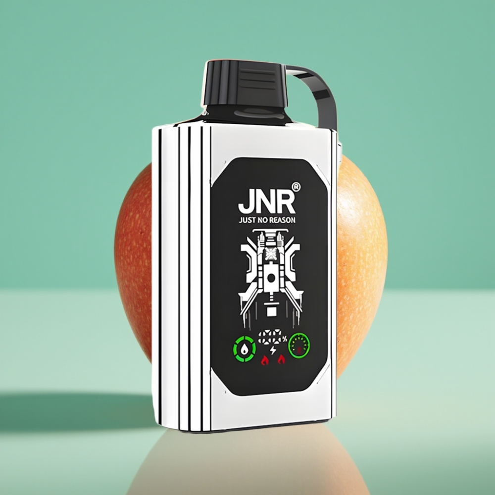 JNR Shisha Hookah Box 20500 Puffs, HD Display, Double Apple (Dvigubuobuolių)