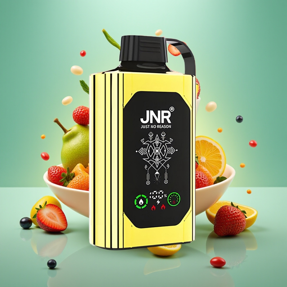 JNR Shisha Hookah Box 20500 Puffs, HD ekranas, 25ml, Twin Mesh Coil