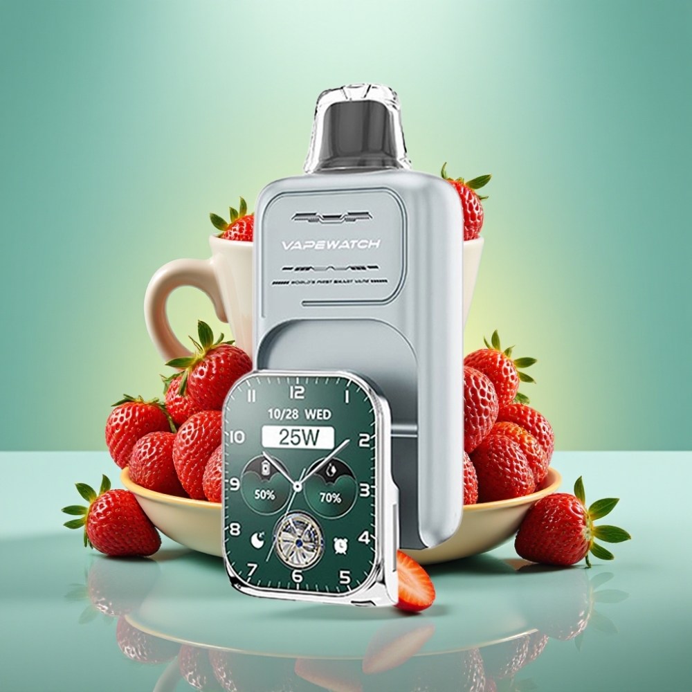 JNR VapeWatch 30000 Puffs, 1000mAh, braškinis ledas