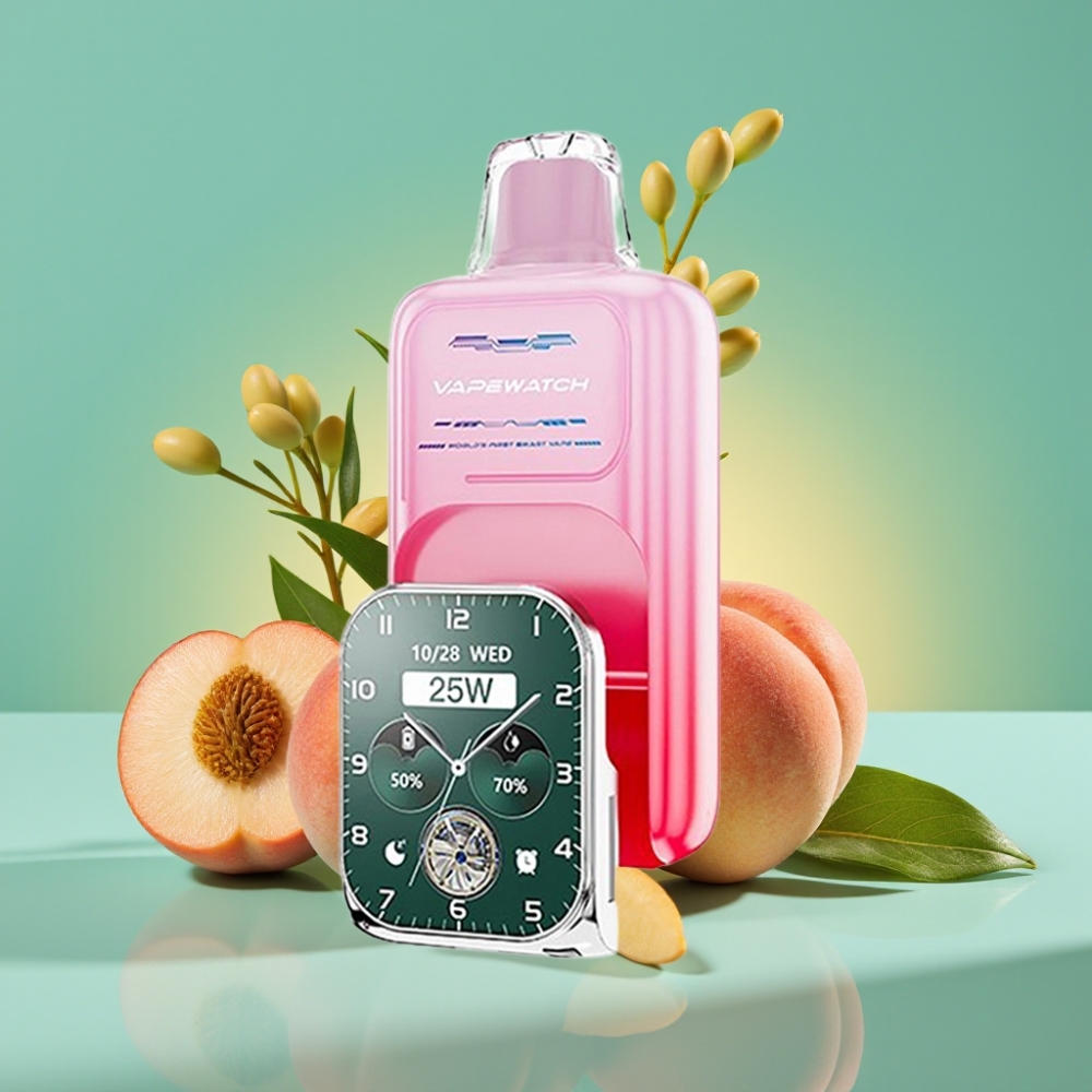 JNR VapeWatch 30000 Puffs 19mL 5% Persikų Gruzdžiai