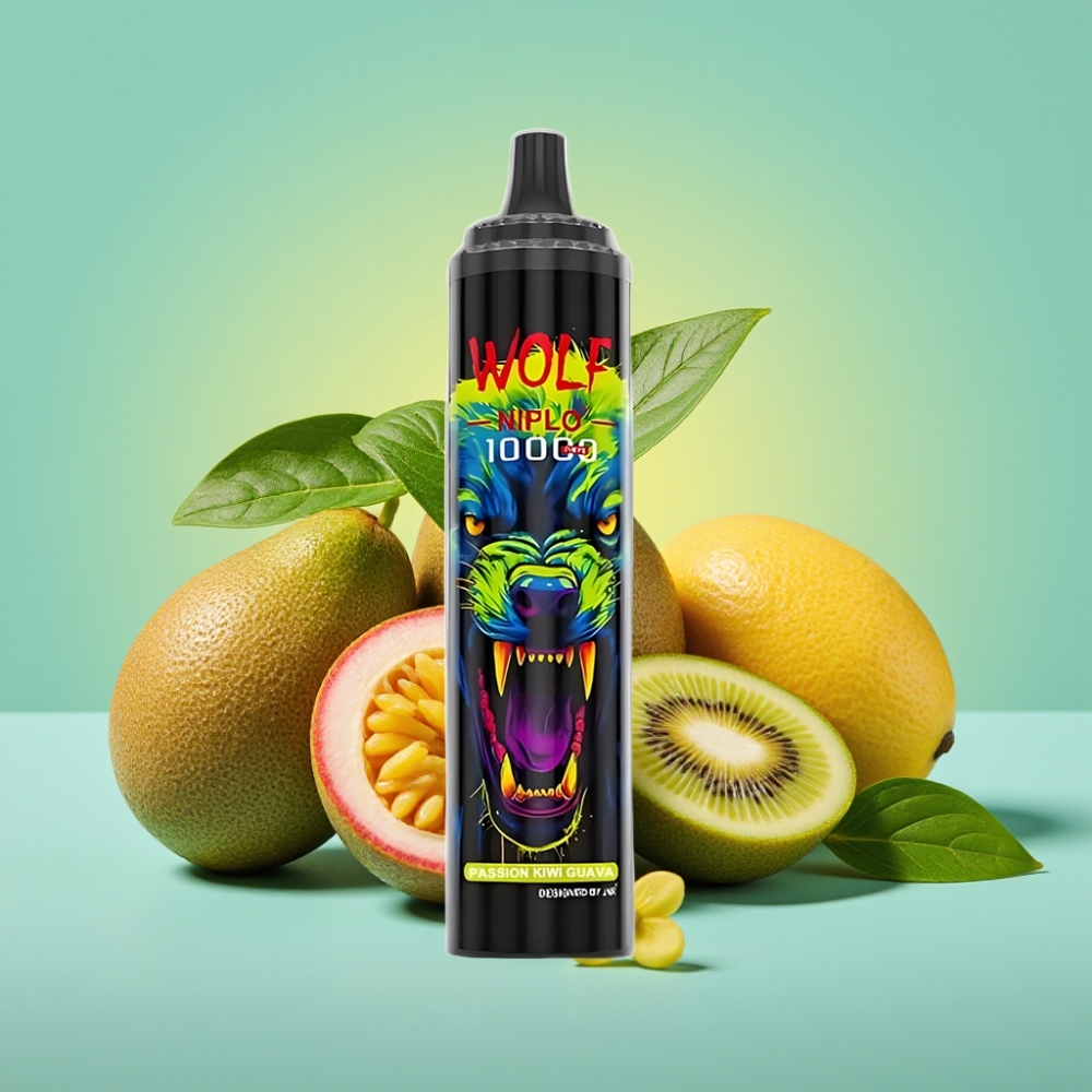 JNR Wolf Niplo 10000 Puffs 20ml 1.0 Ohm Aitrioji Gvajava Kisielienė