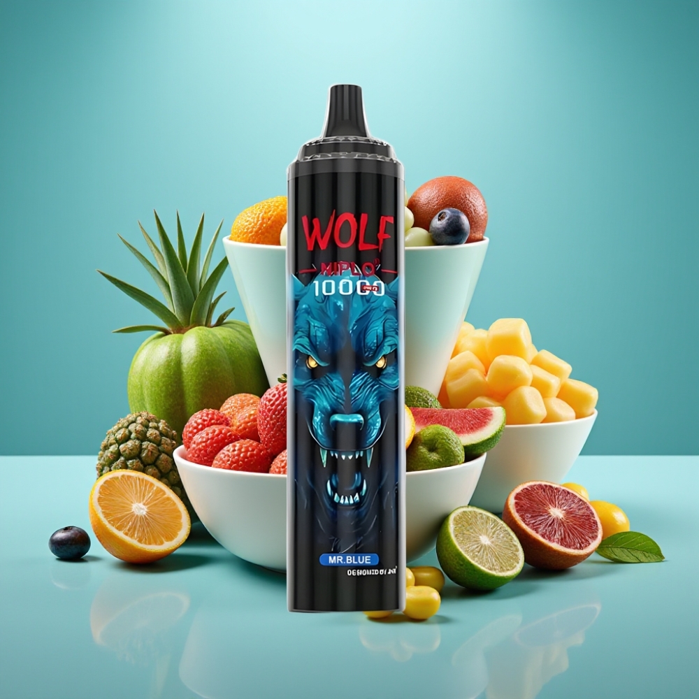 JNR Wolf Niplo 10000 Puffs, 20ml, Mėlynasis