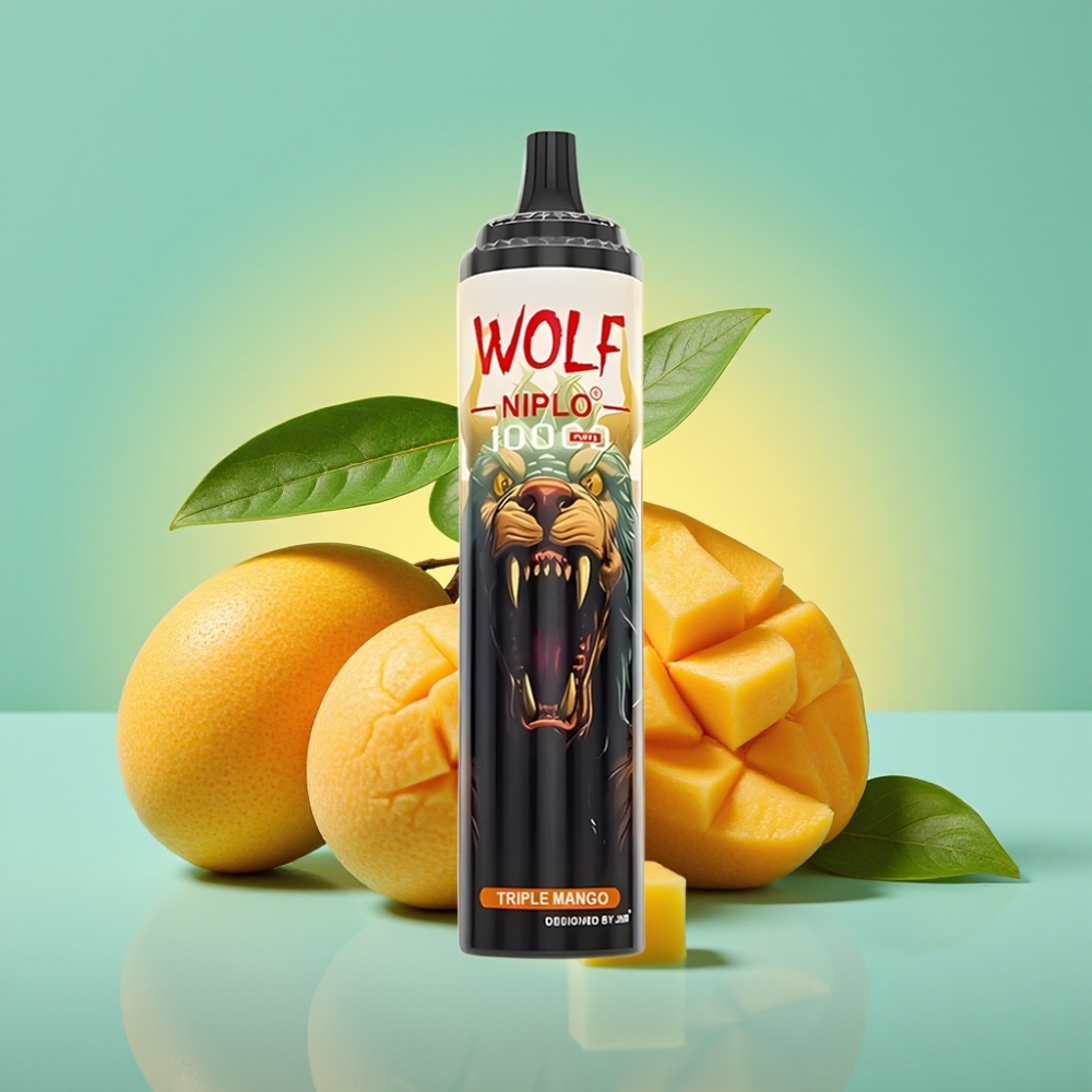 JNR Wolf Niplo 10000 Puffs Triple Mango, 20ml, Type-C