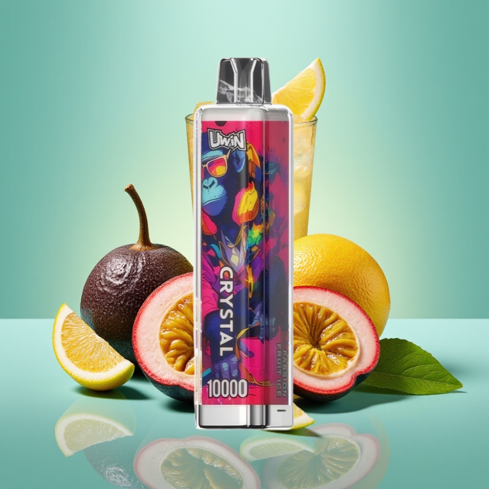 UWIN Crystal 10000 Puffs 18ml 0,8 Ohm vyšninis ledas